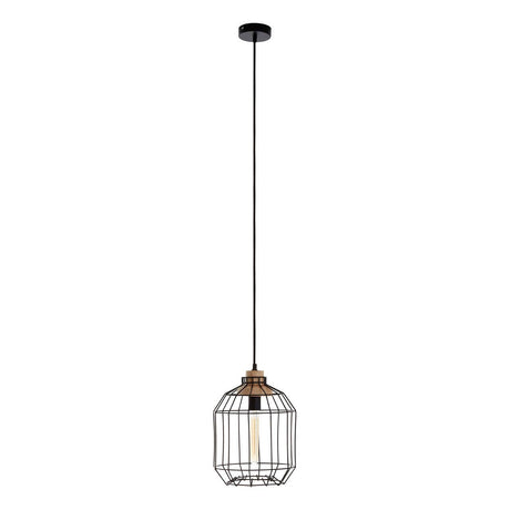 Beacan Black Metal Wire Pendant Light
