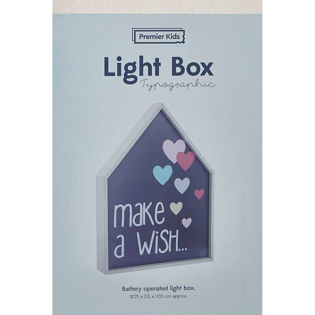 Make A Wish Led Light Box