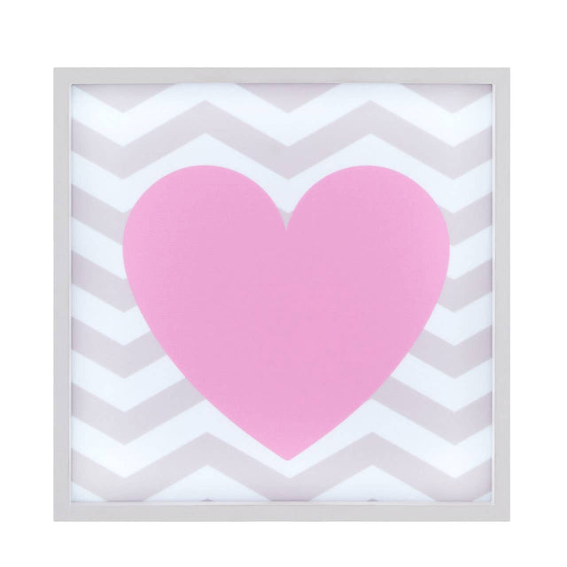 Pink Heart Led Light Box
