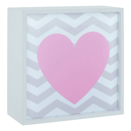 Pink Heart Led Light Box