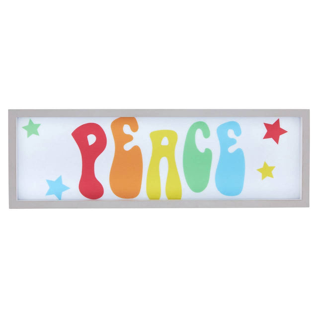 Peace Led Light Box