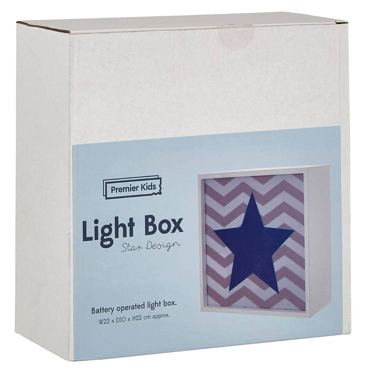 Blue Star Led Light Box