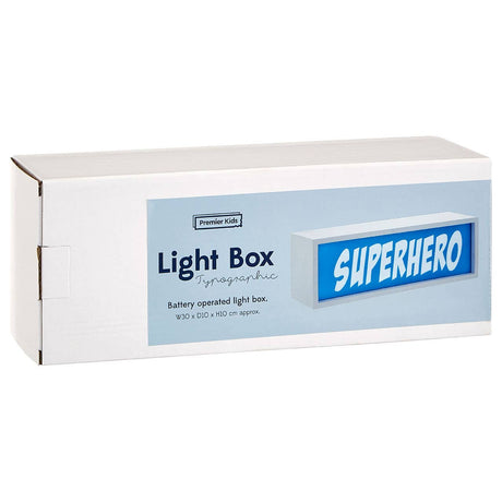 Superhero Led Light Box