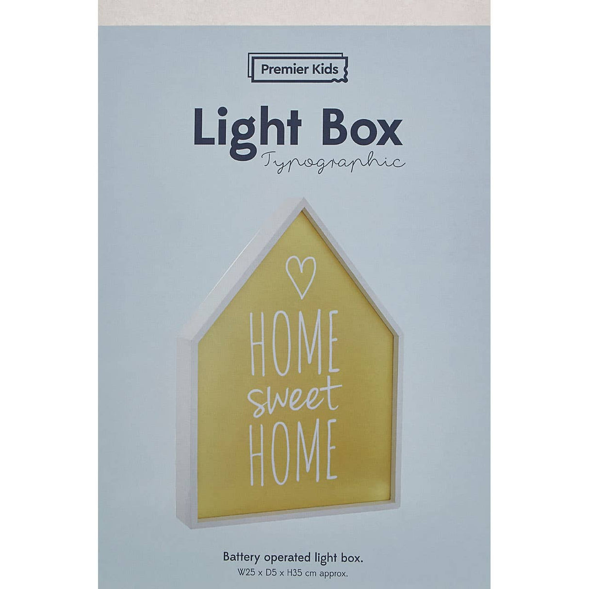 Home Sweet Home Led Light Box
