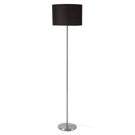 Forma Black Waffle Effect Shade Floor Lamp