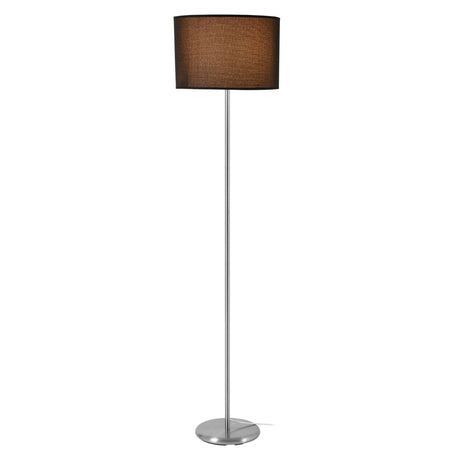 Forma Black Waffle Effect Shade Floor Lamp
