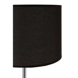 Forma Black Waffle Effect Shade Floor Lamp