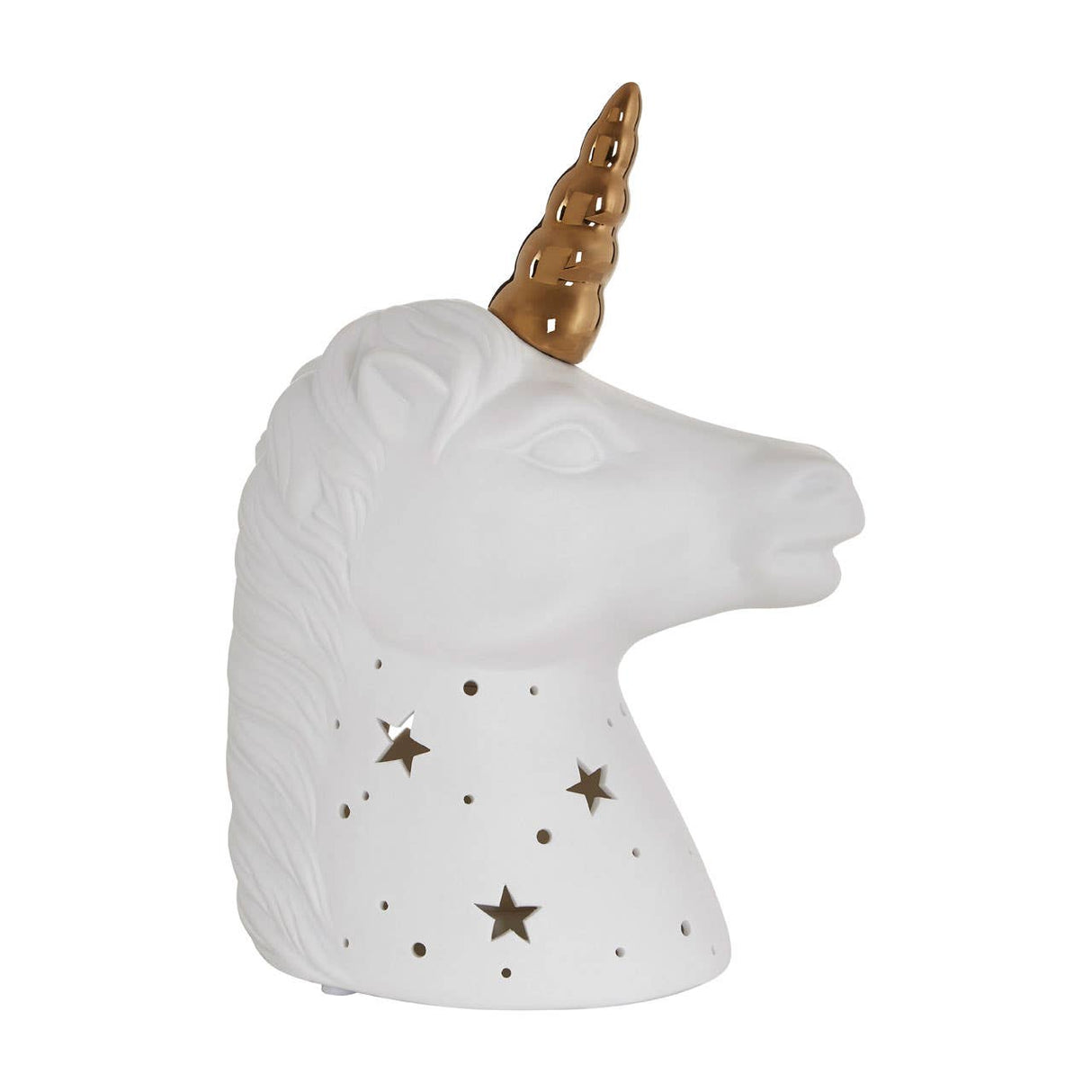 Kids Unicorn With Gold Horn Night Light