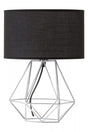 Wyra Black And Chrome Finish Table light