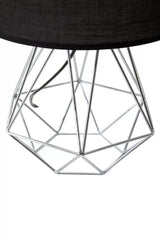 Wyra Black And Chrome Finish Table light