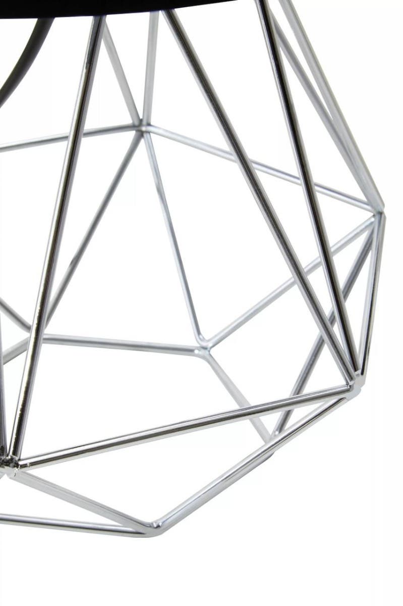 Wyra Black And Chrome Finish Table light