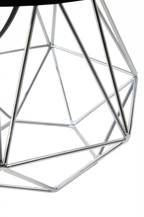 Wyra Black And Chrome Finish Table light