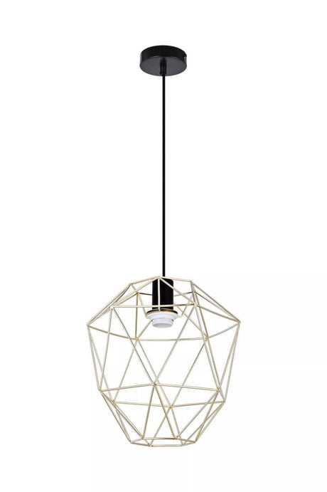 Wyra Champagne Gold Pendant Light