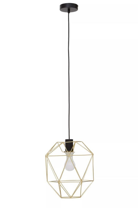 Wyra Champagne Gold Pendant Light
