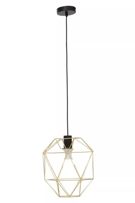 Wyra Champagne Gold Pendant Light