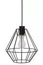 Wyra Black Cage Pendant Light