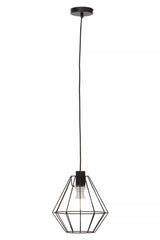 Wyra Black Cage Pendant Light
