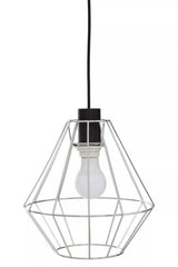 Wyra Chrome Cage Pendant Light