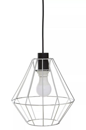 Wyra Chrome Cage Pendant Light