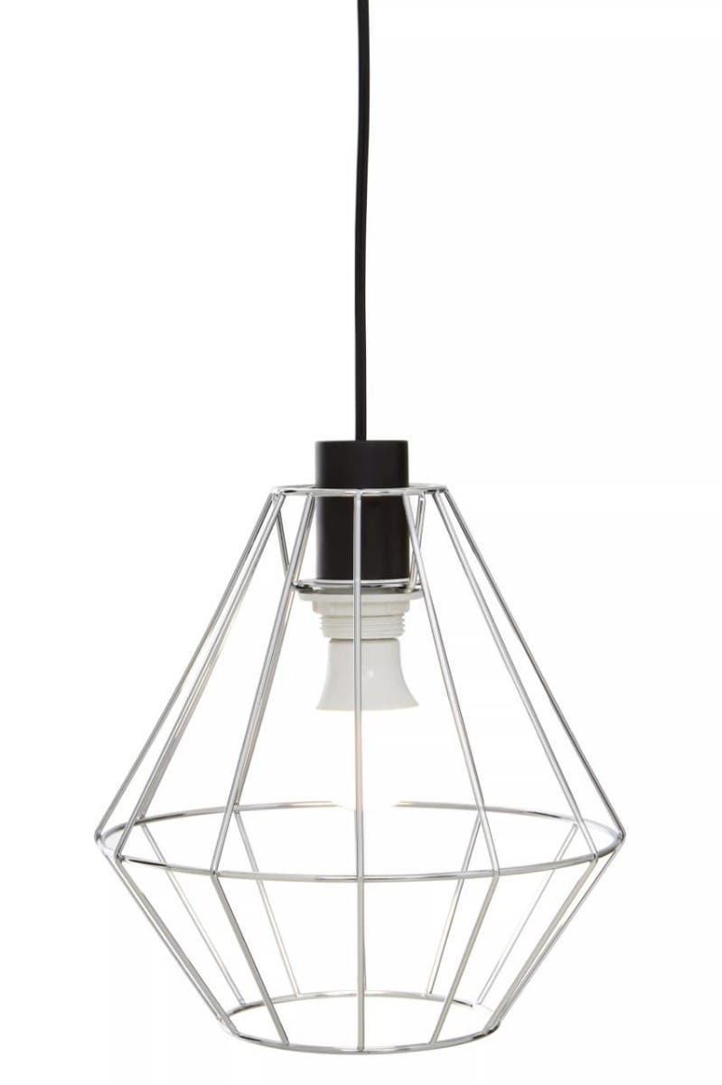 Wyra Chrome Cage Pendant Light