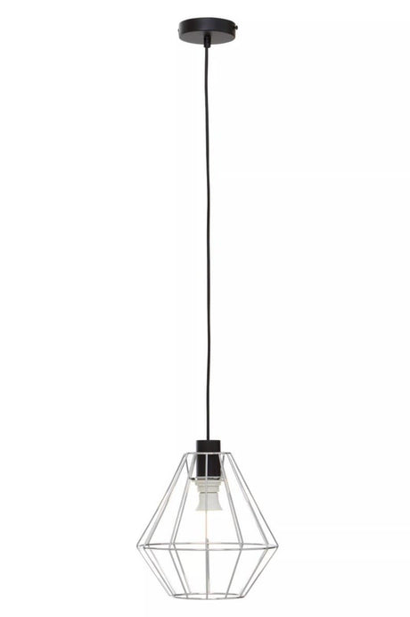 Wyra Chrome Cage Pendant Light