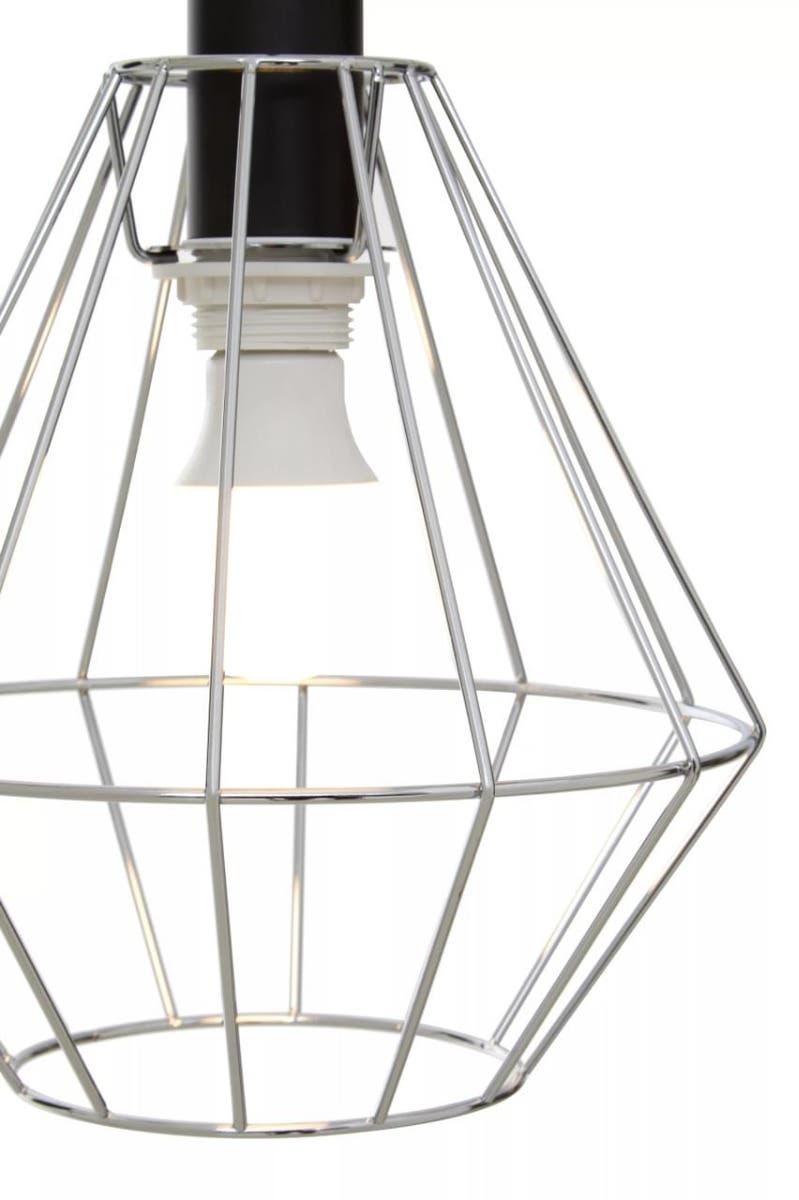 Wyra Chrome Cage Pendant Light