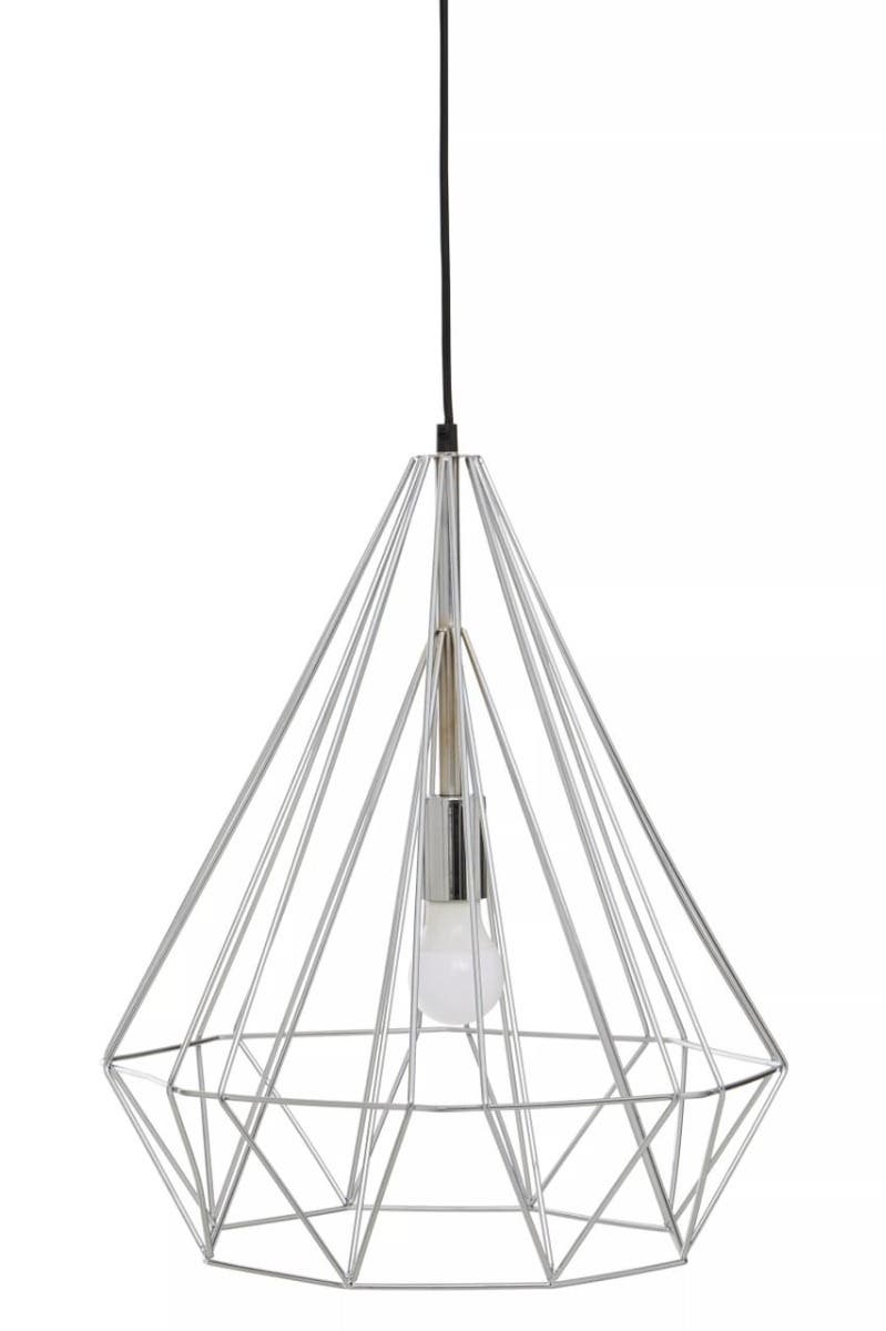Wyra Chrome Conical Pendant light