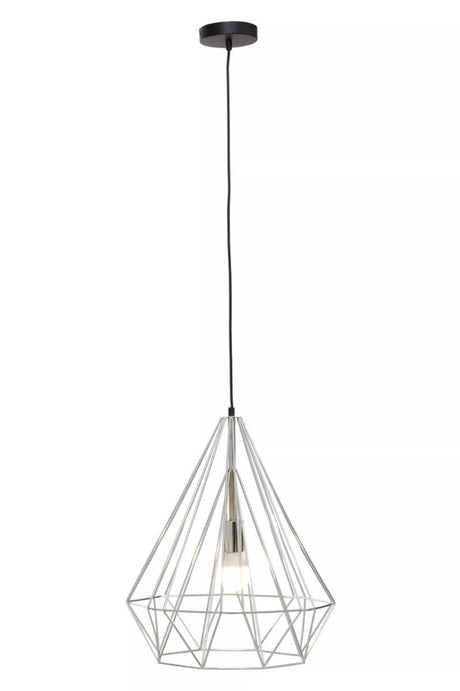 Wyra Chrome Conical Pendant light