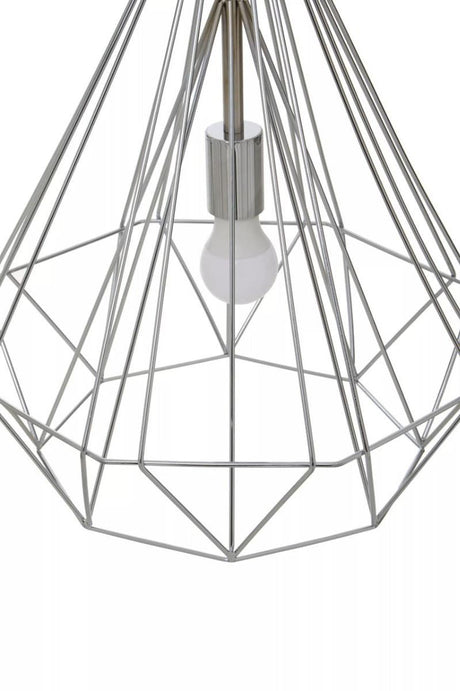 Wyra Chrome Conical Pendant light