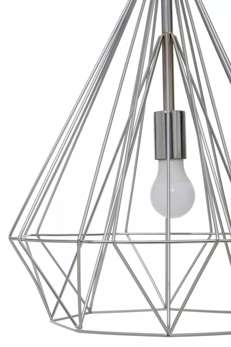 Wyra Chrome Conical Pendant light
