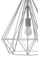 Wyra Chrome Conical Pendant light