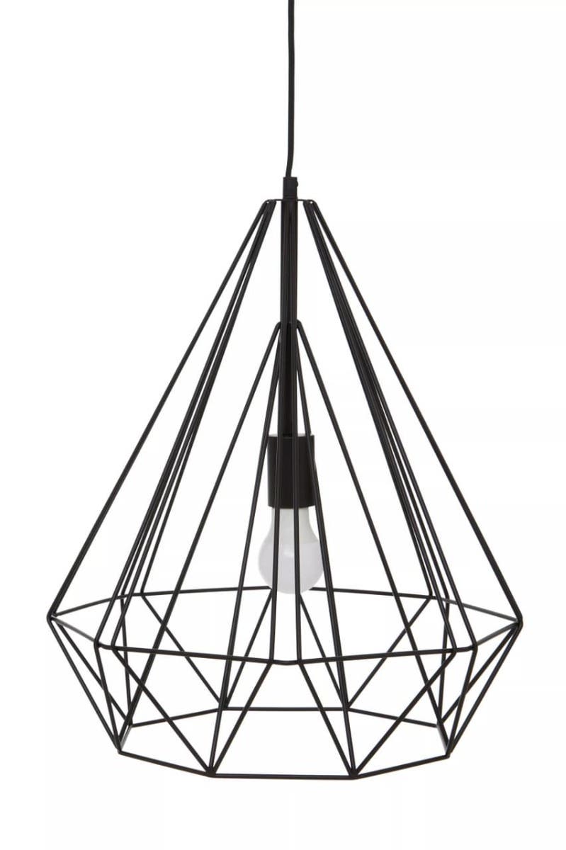 Wyra Black Conical Pendant light