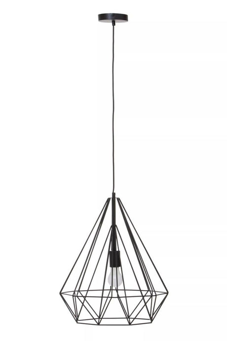 Wyra Black Conical Pendant light