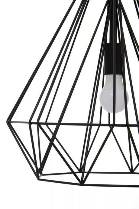 Wyra Black Conical Pendant light