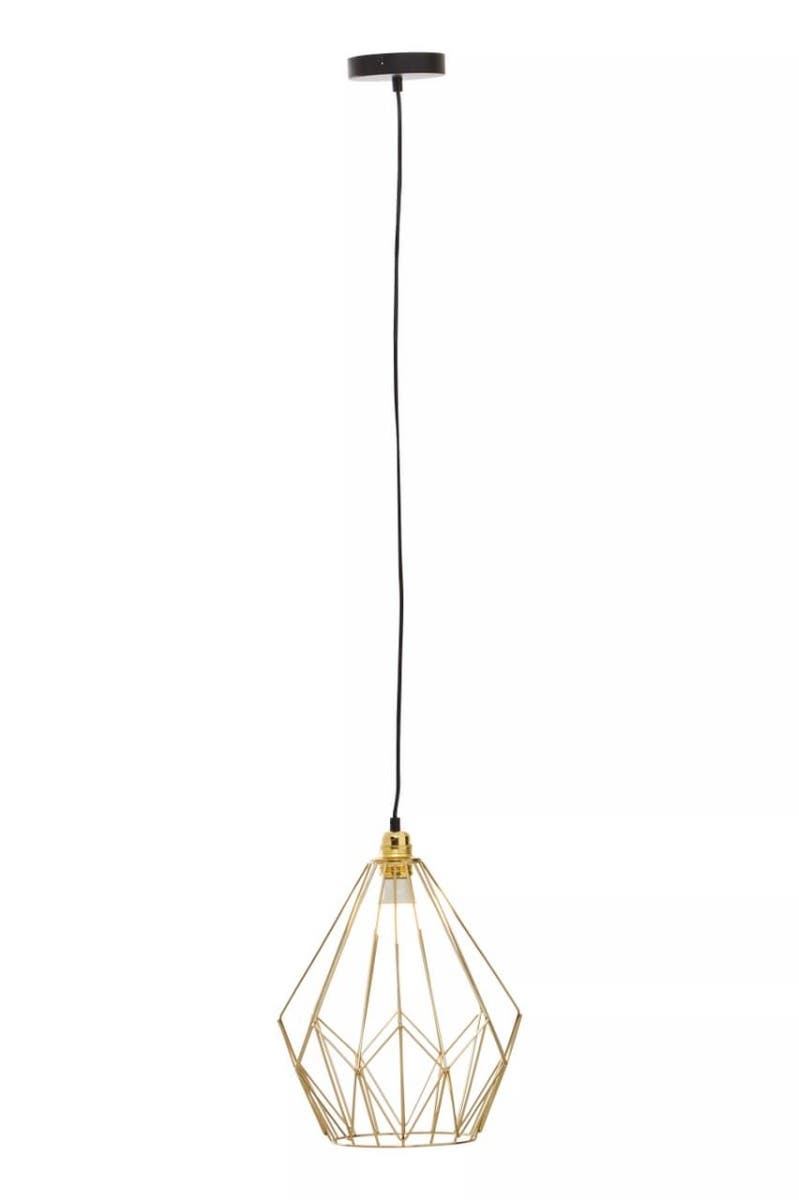 Wyra Champagne Gold Frame Pendant light