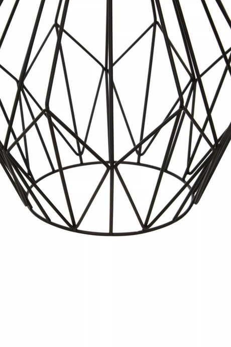 Wyra Black Gold Frame Pendant light