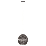 Jaya Black Paper Rope Pendant Lamp