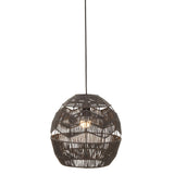 Jaya Black Paper Rope Pendant Lamp