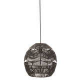 Jaya Black Paper Rope Pendant Lamp