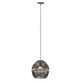 Jaya Black Paper Rope Pendant Lamp