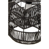 Jaya Black Paper Rope Pendant Lamp