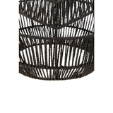 Jaya Black Paper Rope Pendant Lamp