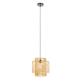 Jaya Natural Rattan Overlapping Pendant Lamp