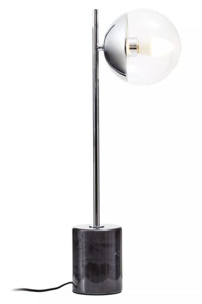 Revive Small Silver Finish Metal Table Lamp