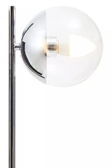 Revive Small Silver Finish Metal Table Lamp