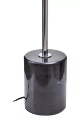 Revive Small Silver Finish Metal Table Lamp