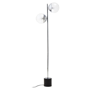 Revive Silver Finish Metal Floor Lamp