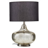 Luz Table Lamp With Black Linen Shade