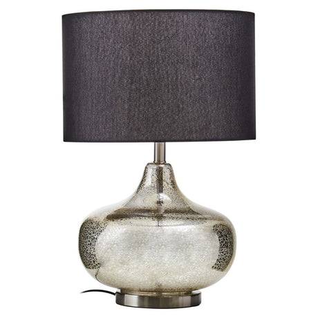 Luz Table Lamp With Black Linen Shade