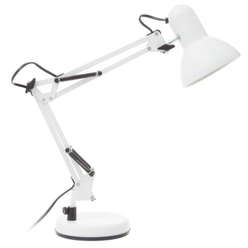 Studio Matte White Metal Lamp